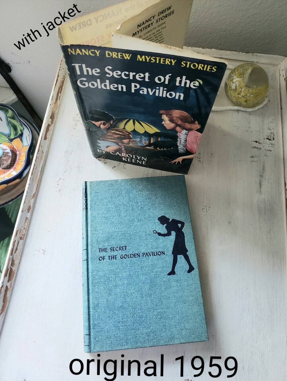 Vintage Nancy Drew #36 Secret of the Golden Pavilion 1959 First Edition DJ